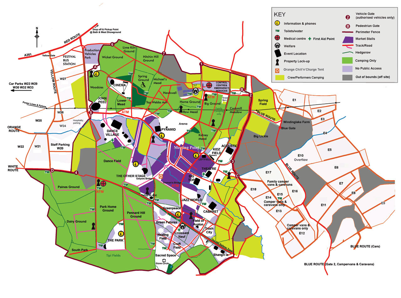 Maps Festivals Glastopedia Maps Festivals Glastopedia